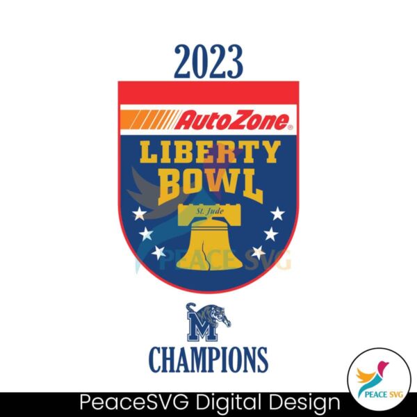Football Liberty Bowl Champions Memphis Tigers Svg Cricut Ready File
