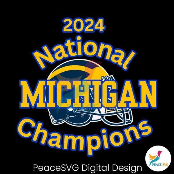 Football National Championship Michigan Svg Files For Cricut