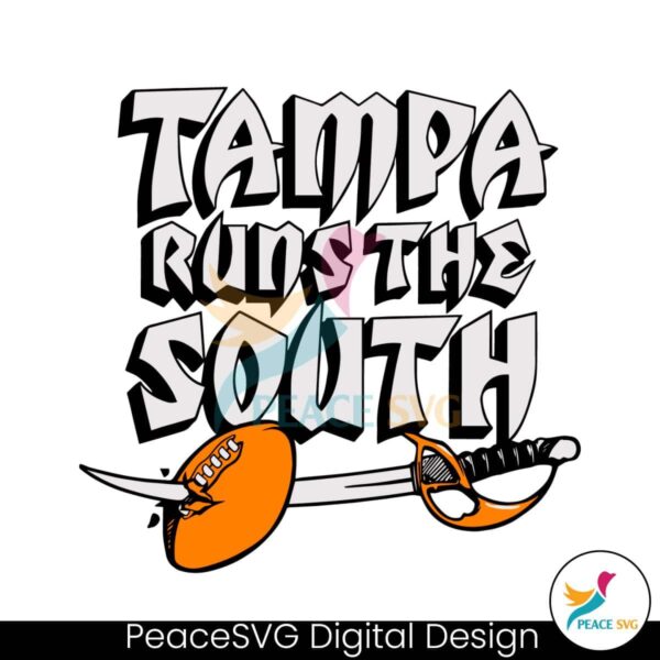 Football Tampa Runs The South Svg Files For Cricut
