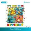 Free Autism Awareness Cartoon Pikachu Friends Png Sublimation Design