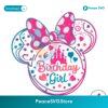 Free Birthday Girl Disney Minnie Mouse Ears Svg Instant Download
