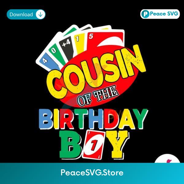 Free Cousin Of The Uno Birthday Boy Uno Svg For Silhouette