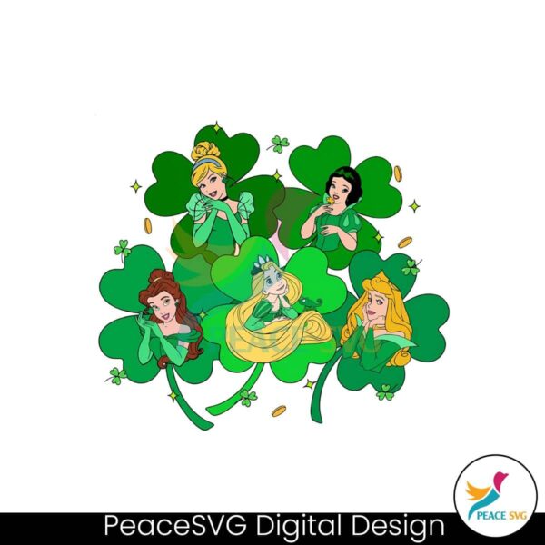 Free Disney Princess St Patricks Day Png For Sublimation