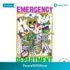 Free Emergency Department Mardi Gras Skeleton Png Digital Download