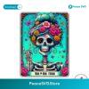 Free Floral Mama Tour Skeleton Tarot Card Png Printable File