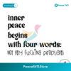 Free Inner Peace Begins With Four Words Svg Vector File