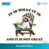 Free It Is What It Is And It Is Not Great Funny Raccoon Svg Files For Cricut