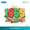 Free Retro 1865 Juneteenth Dalmatian Dots Png Clipart