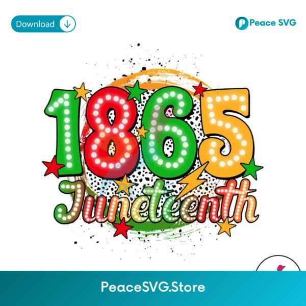 Free Retro 1865 Juneteenth Dalmatian Dots Png Clipart