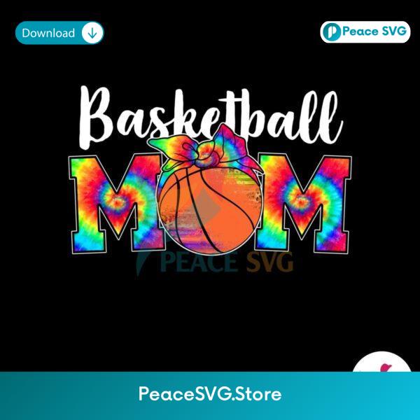 Free Retro Basketball Mom Bow Tie Png For Sublimation