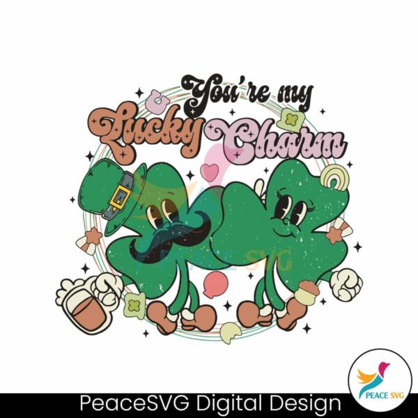 Free Retro You Are My Lucky Charm Svg Vector File