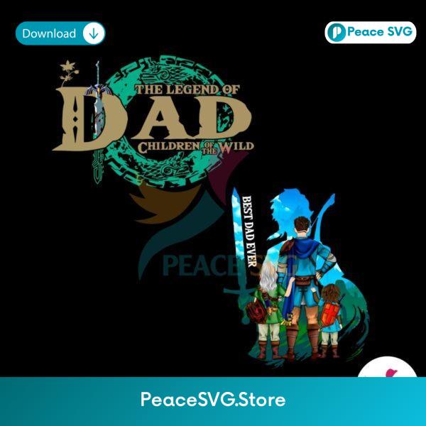 Free The Legend Of Dad Best Dad Ever Png For Printing