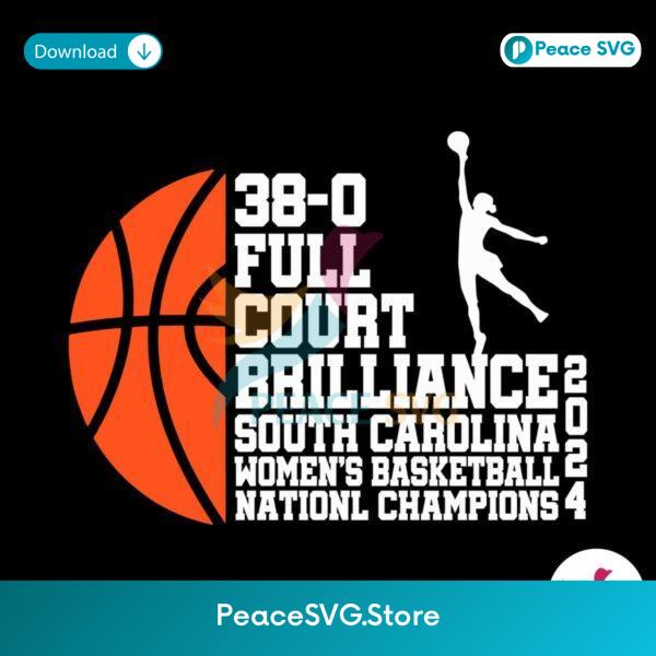 Full Court Brilliance South Carolina Champions Svg Digital Download