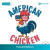 Funny American Chicken Patriotic Rooster Svg Cut File
