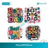 Funny Best Dog Dad Svg Printable Design