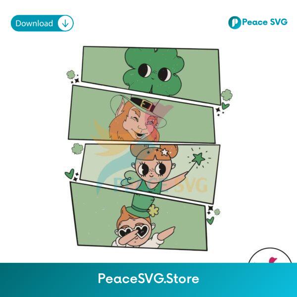 Funny Cartoon Happy St Patricks Day Svg Cut File