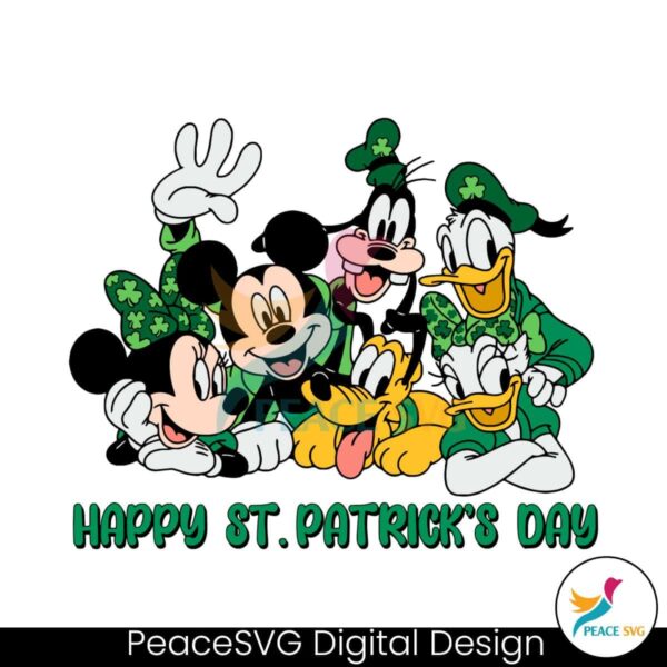 Funny Disney Happy St Patrick Day Svg Files For Cricut