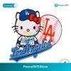 Funny Hello Kitty La Dodgers Baseball Svg Layered File