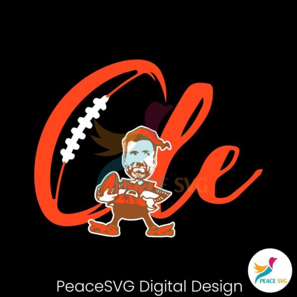 Funny Joe Flacco Brownie The Elf Cle Svg Cricut Ready File