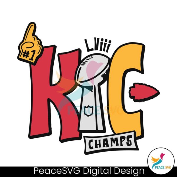 Funny Lviii Kansas City Chiefs Champs Svg Cricut Ready File