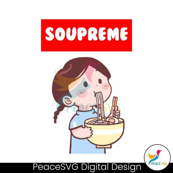 Funny Soupreme Cute Girl Meme Svg For Silhouette
