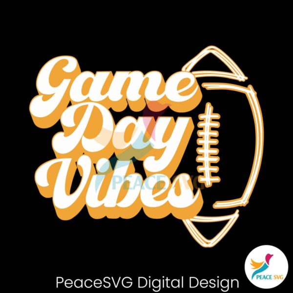 Game Day Vibes Green Bay Football Svg Printable Design
