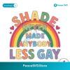 Gay Pride Shade Never Made Anybody Less Gay Svg For Vinyl Cutting