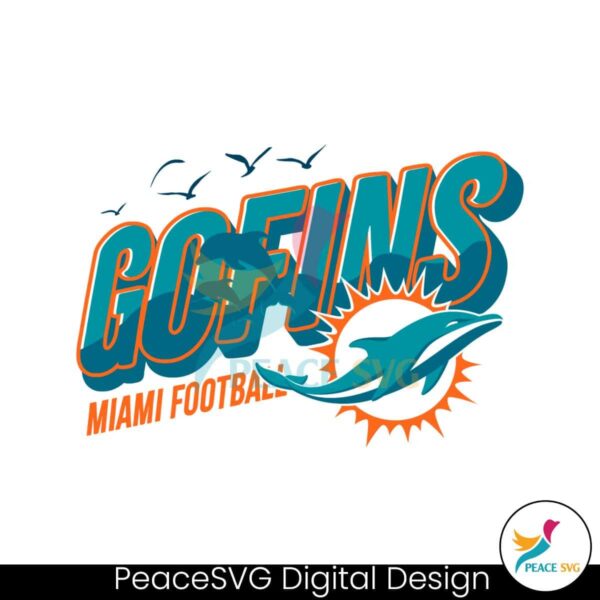 Go Fins Miami Dolphins Svg Layered File