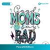 Good Moms Say Bad Words Leopard Mama Svg Layered File