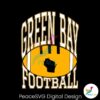 Green Bay Football Map Svg Instant Download