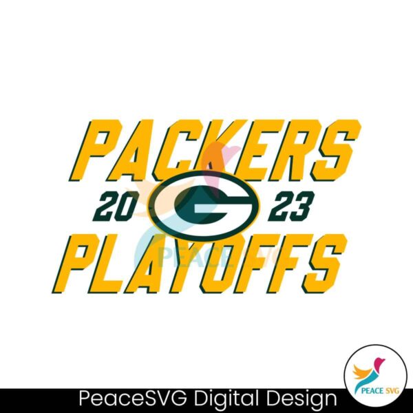 Green Bay Packers 2023 Nfl Playoffs Svg Printable Design
