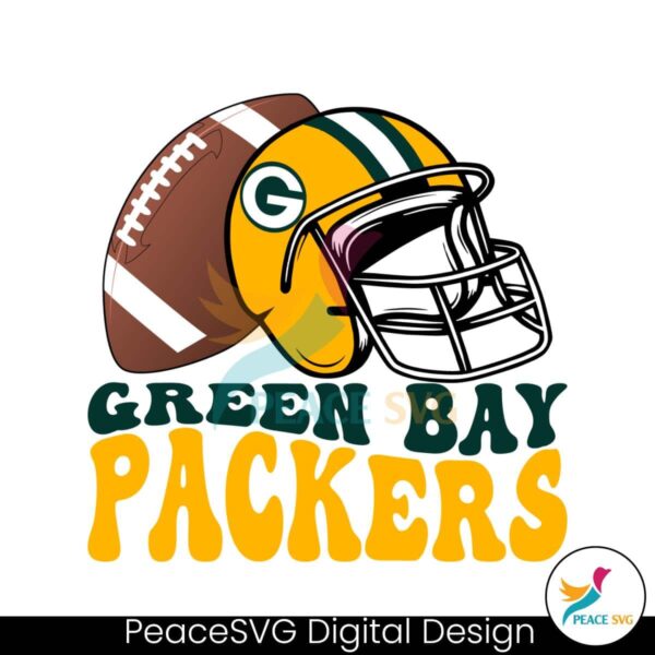 Green Bay Packers Helmet Football Svg For Vinyl Cutting