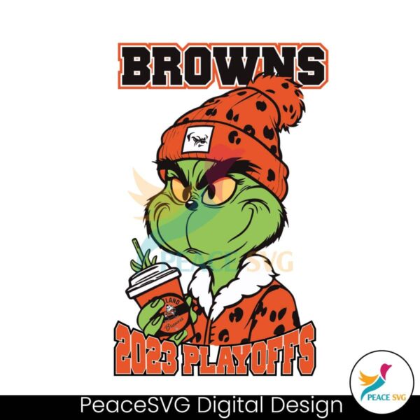 Grinch Boujee Cleveland 2023 Playoffs Svg Files For Cricut