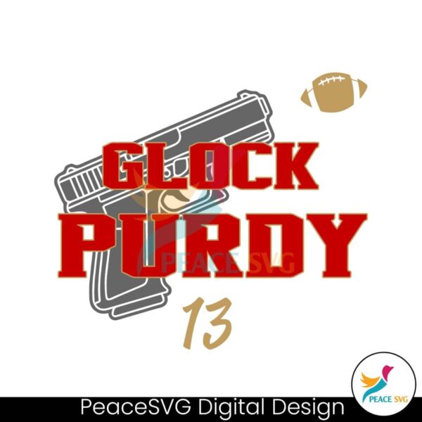Grock Purdy 13 Football Player Svg For Vinyl Cutting