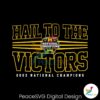Hail To The Victors Michigan National Champions Svg Instant Download
