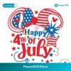 Happy 4th Of July Patriotic Disney Svg Printable Design