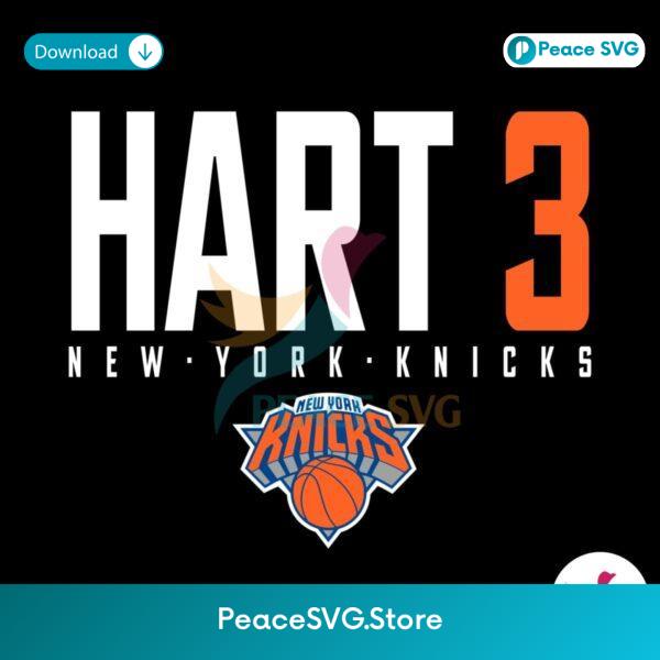 Hart 3 Josh Hart New York Knicks Svg Clipart