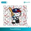 Hello Kitty Mama Ny Yankees Baseball Svg Digital Download