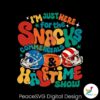 Here For The Snacks Commercials Halftime Show Svg Digital Download