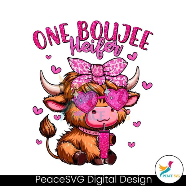 Highland Cow Glitter Heifer Valentine Png Clipart
