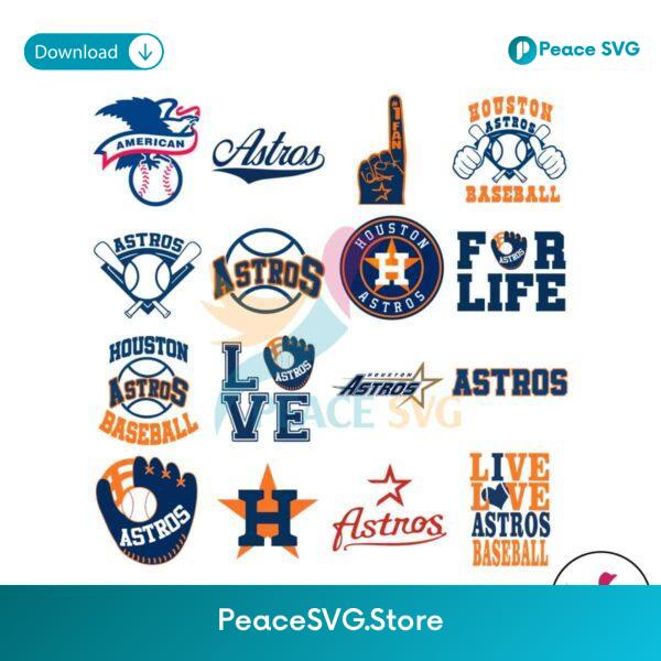 Houston Astros Mlb Team Svg For Vinyl Cutting