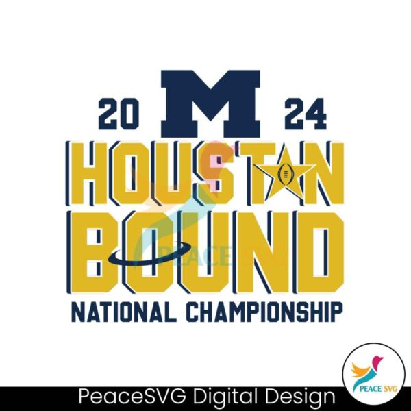 Houston Bound National Championship 2024 Svg Files For Cricut