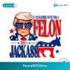 I D Rather Vote For A Felon Than A Jackass Svg Printable Design
