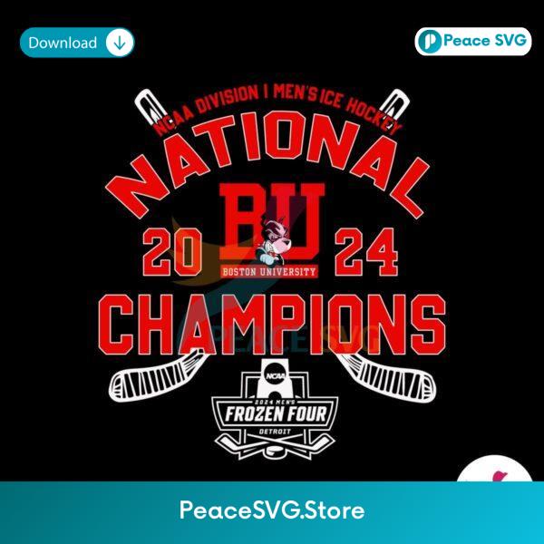 Ice Hockey National Champions Boston University Svg For Vinyl Cutting