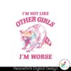 Im Not Like Other Girls Funny Raccoon Svg Cricut Ready File