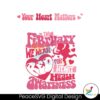 In February We Wear Red For Heart Helth Awareness Svg Layered File