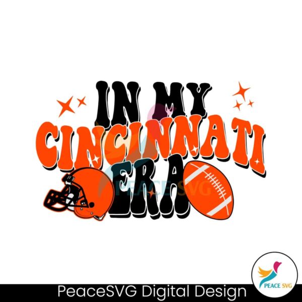 In My Cleveland Era Football Game Day Svg Digital Download