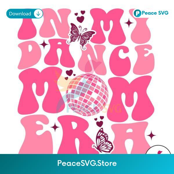 In My Dance Mom Era Disco Ball Svg Printable Design