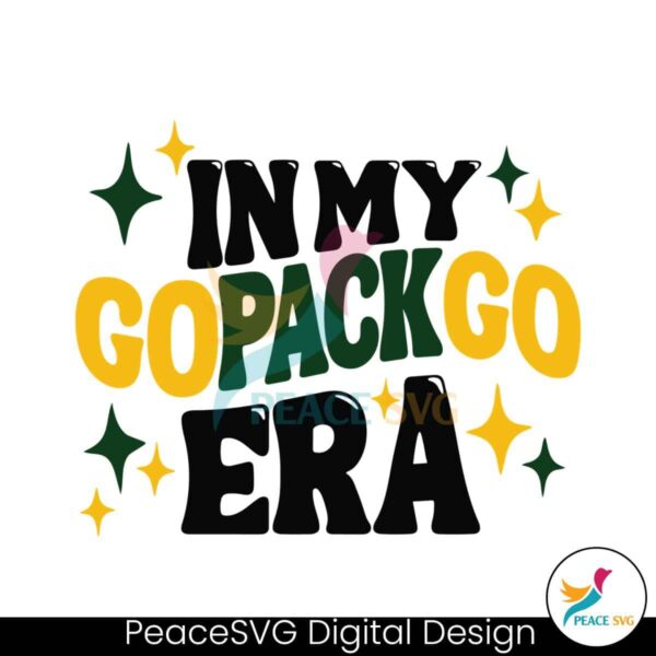 In My Go Park Go Era Packers Football Svg For Silhouette
