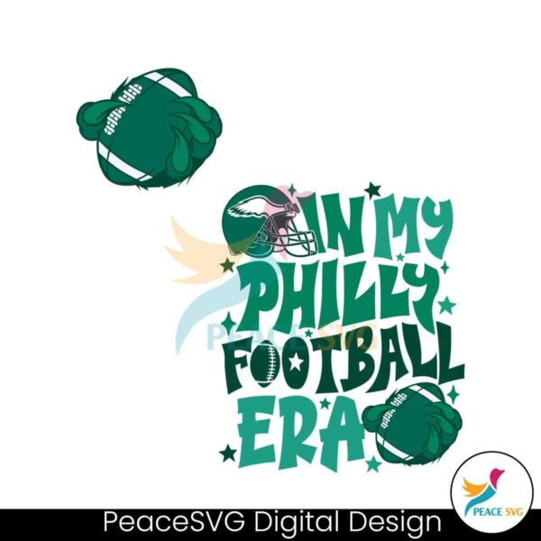 In My Philly Football Era Nfl Svg Vector File